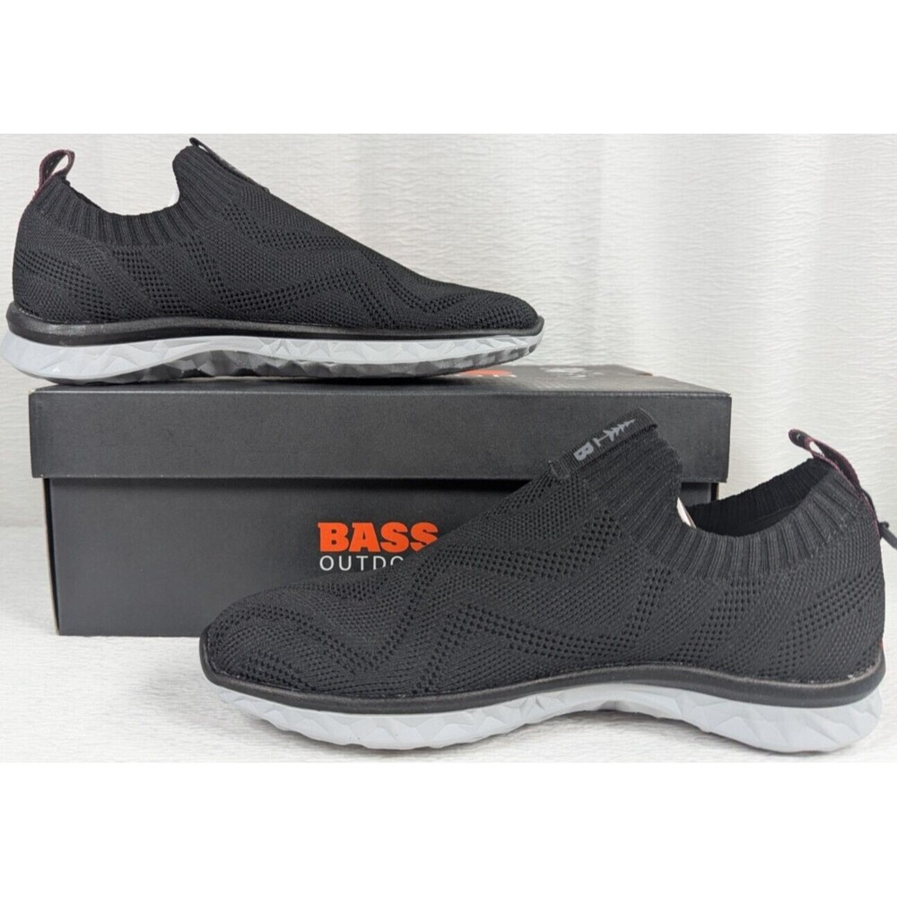 Bass Outdoor - Hex Knit Pull On - Shoes / Sneakers - Black - Size: 6 - NO BOX